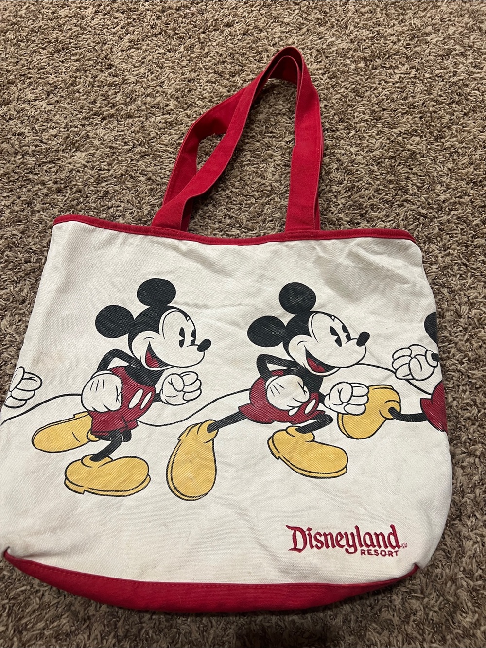 Disneyland Resort canvas tote bag